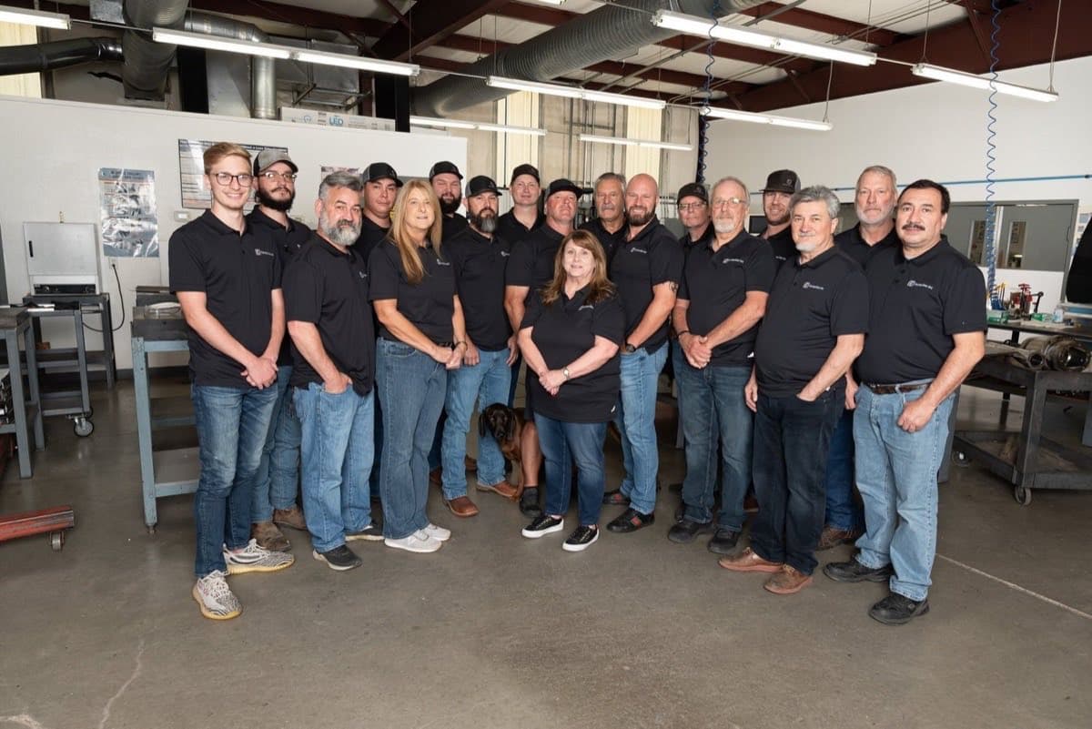 The Centerline Inc. team in their Ponca City, Oklahoma spindle repair facility